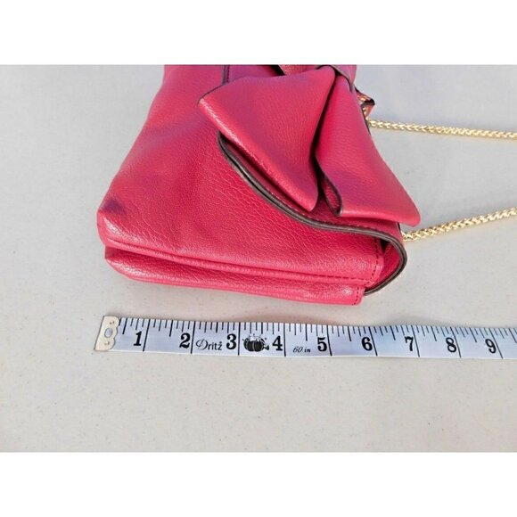 CHARMING CHARLIE RED-ISH PINK COLOR SHOULDER BAG, HANDBAG, PURSE - Picture 8 of 9